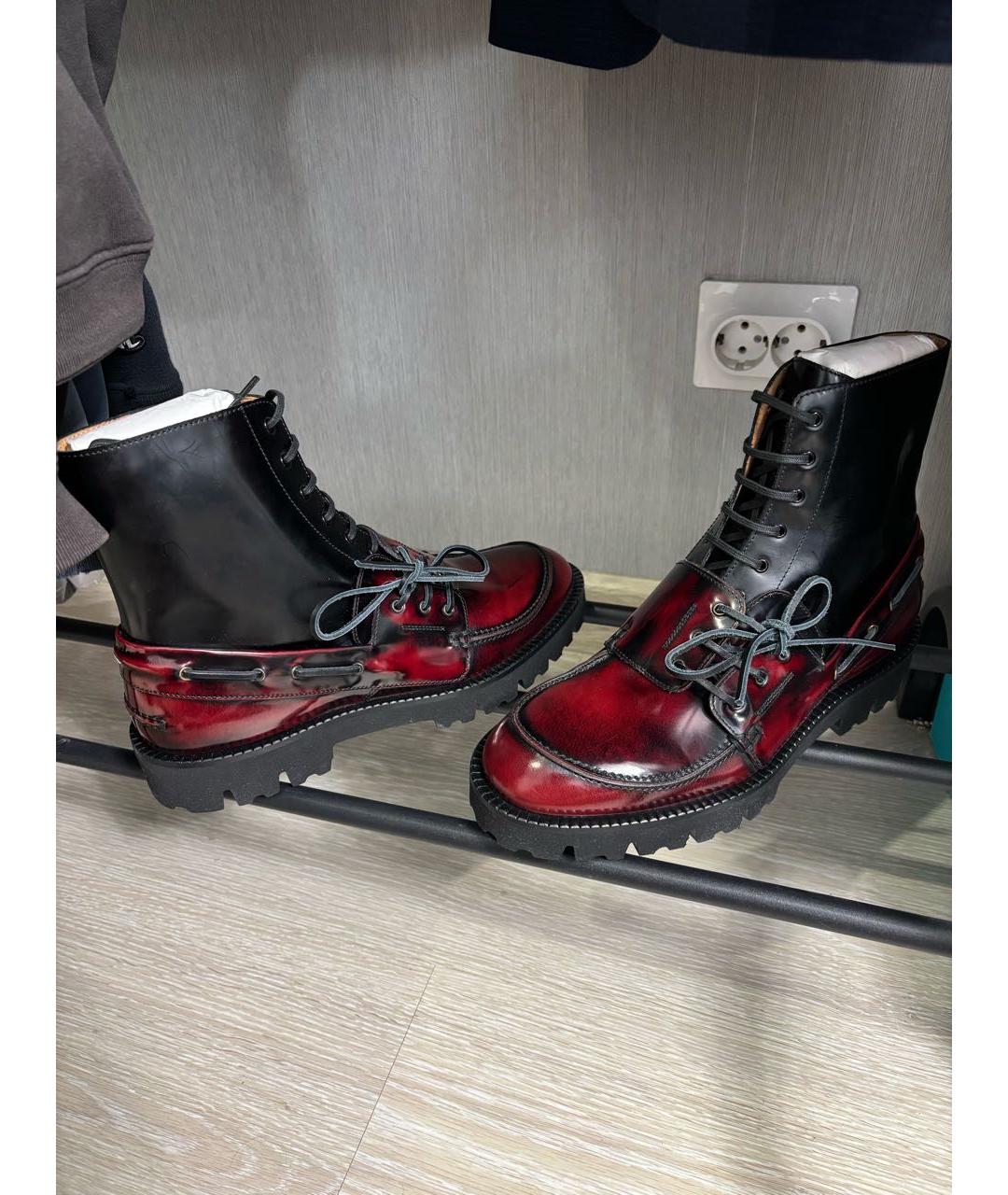 MAISON MARGIELA Мульти высокие ботинки из искусственной кожи, фото 5