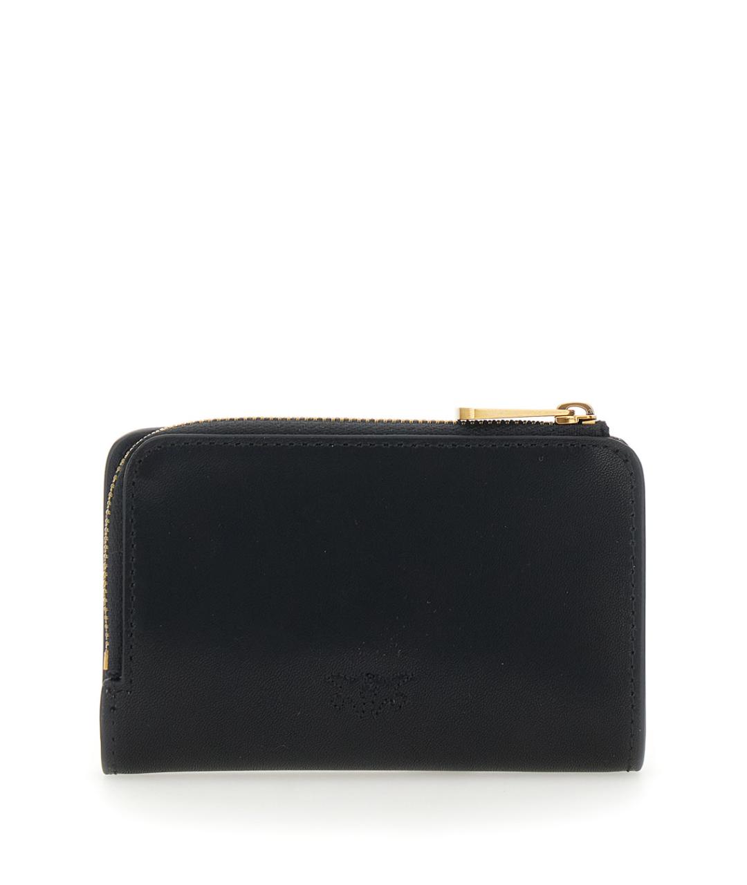 PINKO Черный кожаный кошелек, фото 2