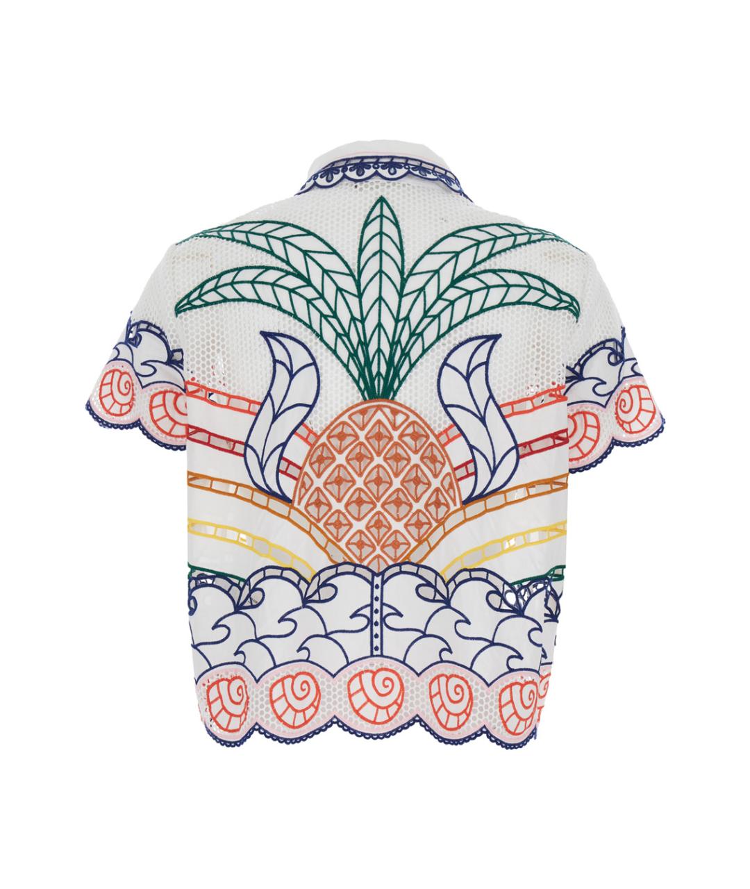 FARM RIO Белая хлопковая рубашка, фото 2