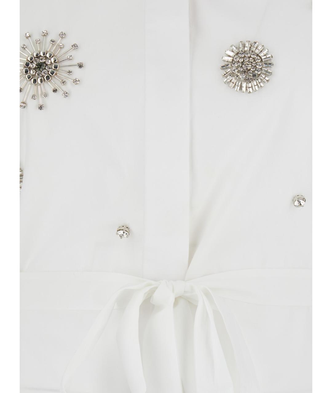 PINKO Белая хлопковая рубашка, фото 2