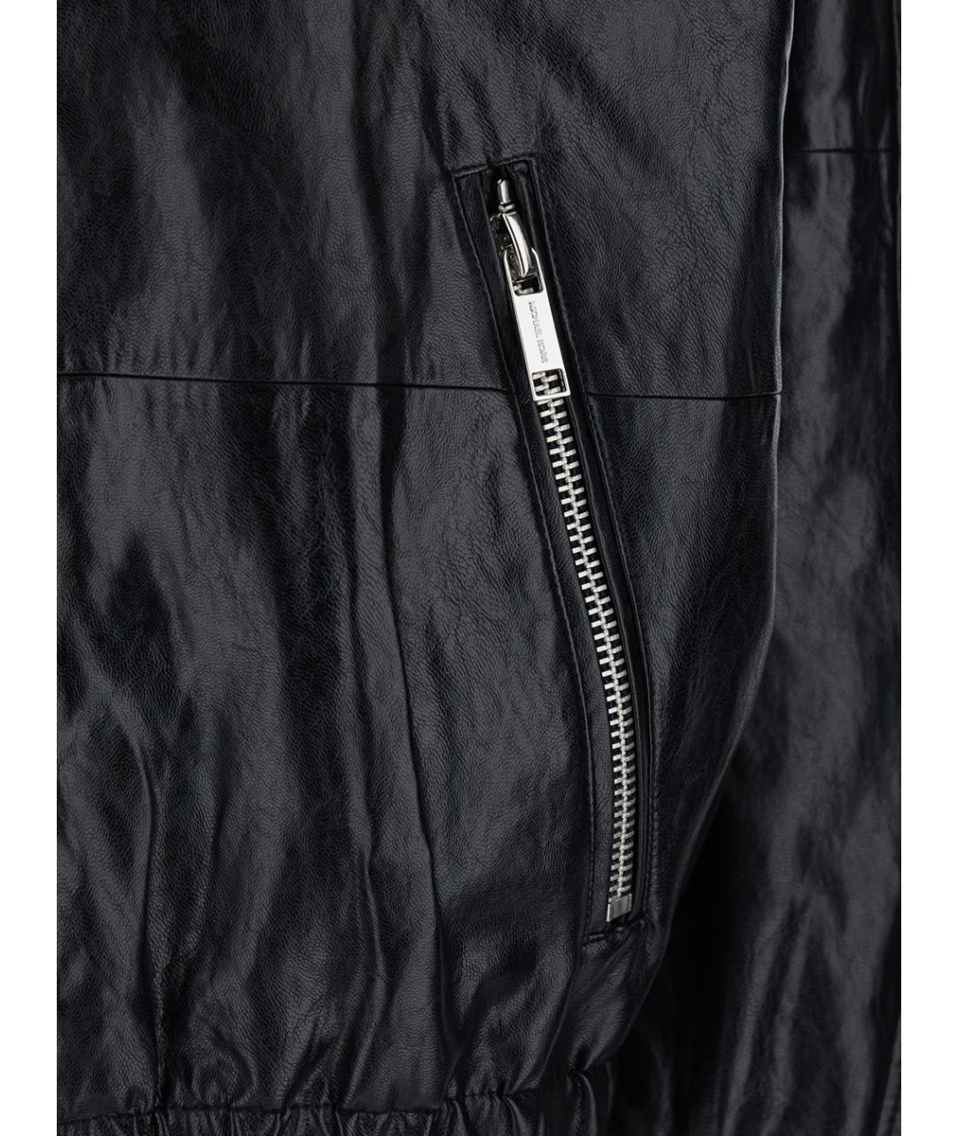 MICHAEL MICHAEL KORS Черный вискозный жакет/пиджак, фото 3