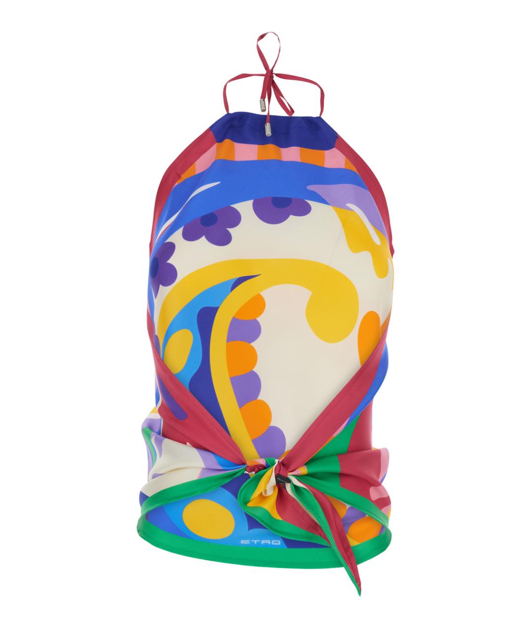 ETRO Мульти шелковая блузы, фото 2