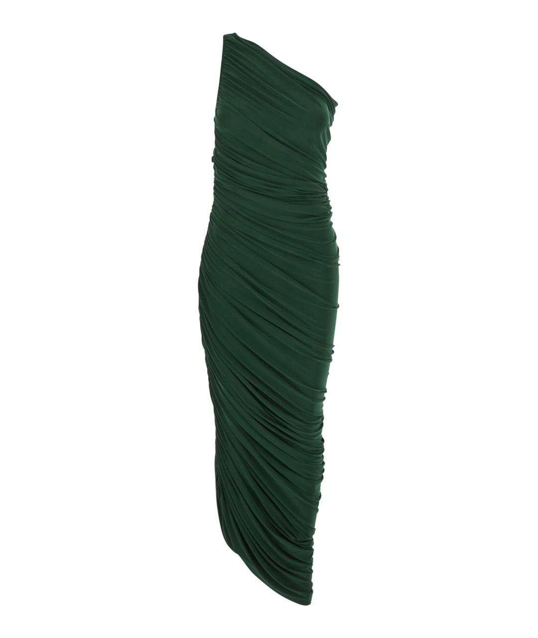 NORMA KAMALI Зеленые полиэстеровое платье, фото 1