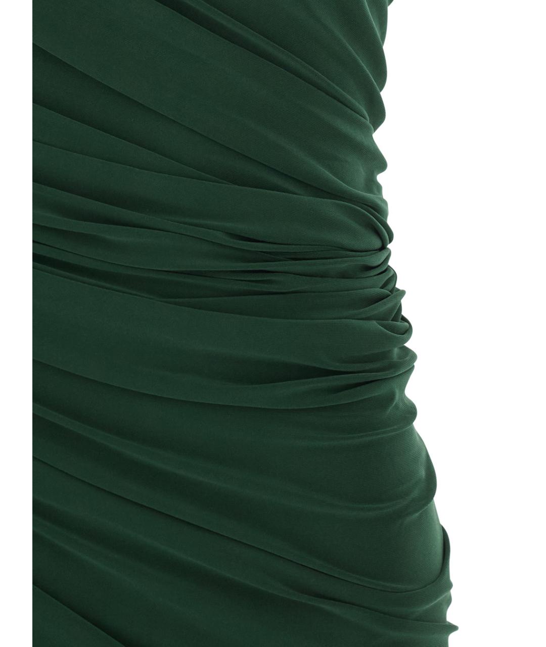 NORMA KAMALI Зеленые полиэстеровое платье, фото 3