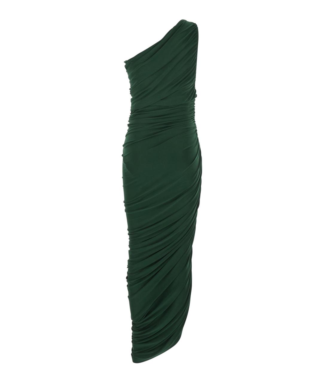 NORMA KAMALI Зеленые полиэстеровое платье, фото 2