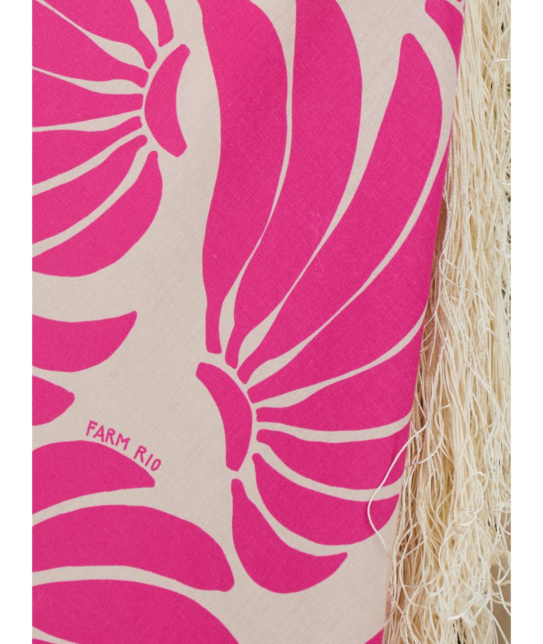 FARM RIO Мульти льняная юбка миди, фото 3