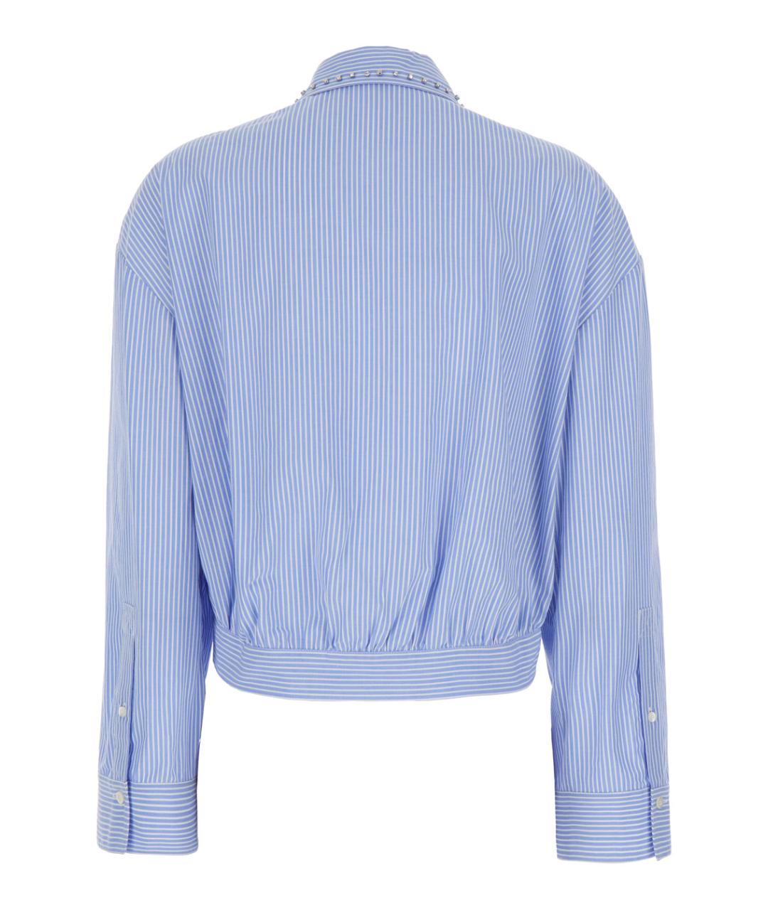 PINKO Голубая хлопковая рубашка, фото 2