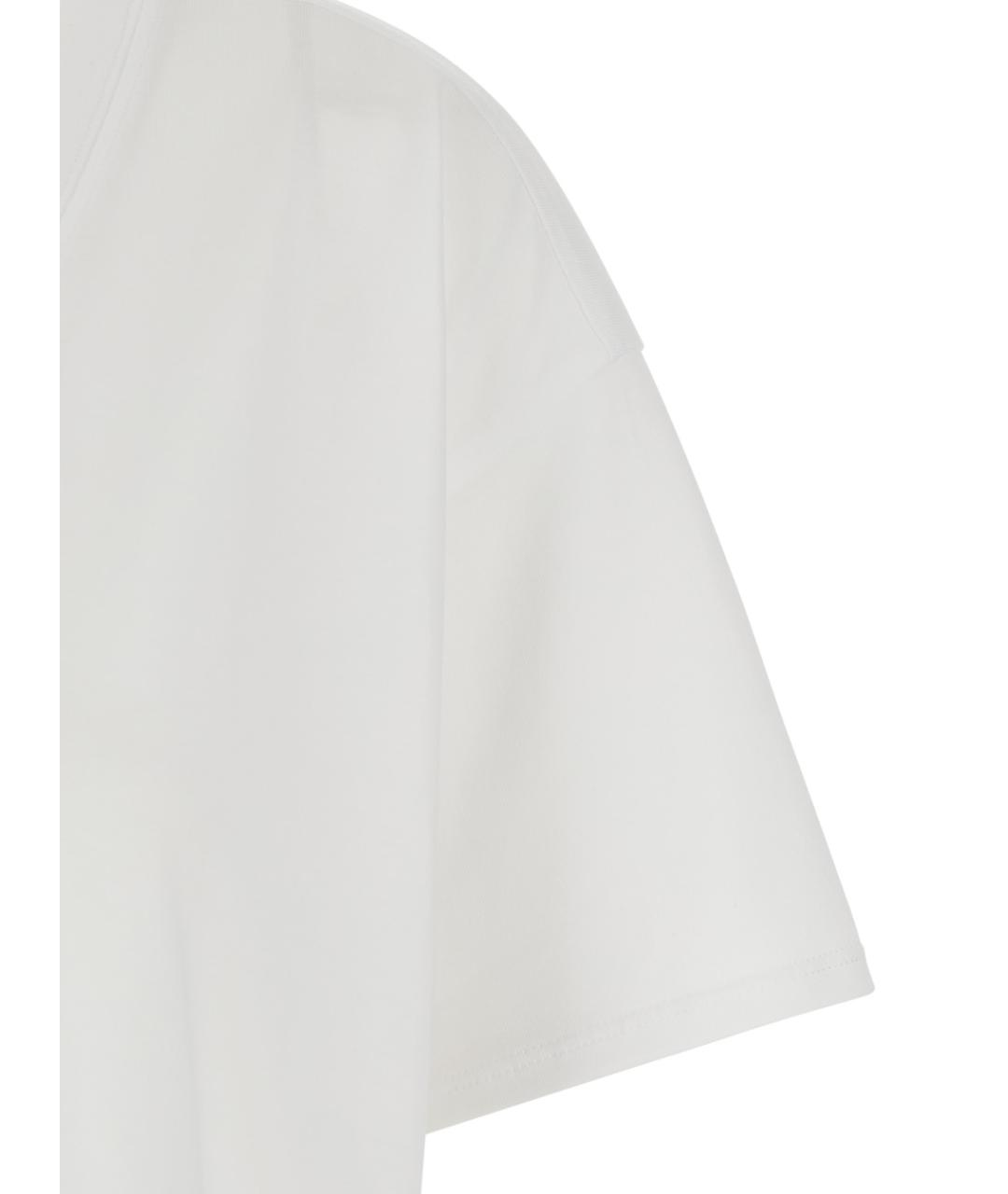 LOULOU STUDIO Белая хлопковая футболка, фото 3