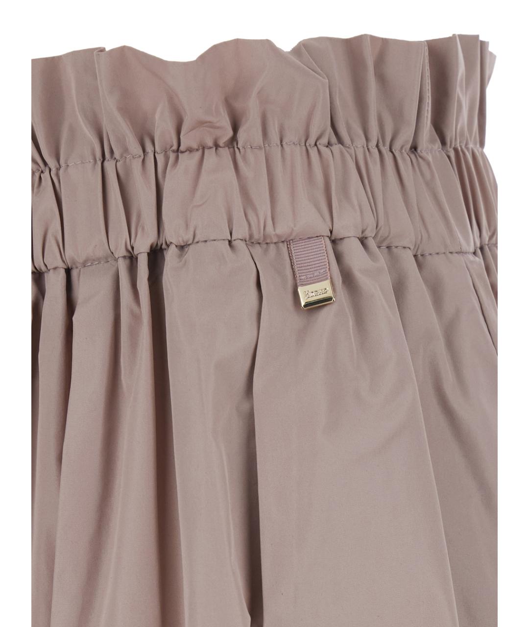 HERNO Розовая полиэстеровая юбка миди, фото 3