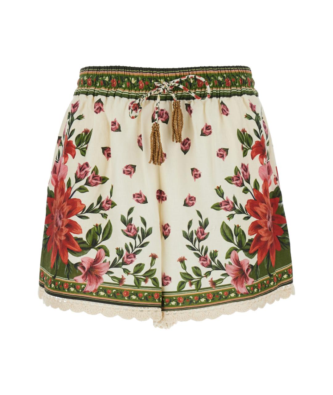 FARM RIO Мульти льняные шорты, фото 1