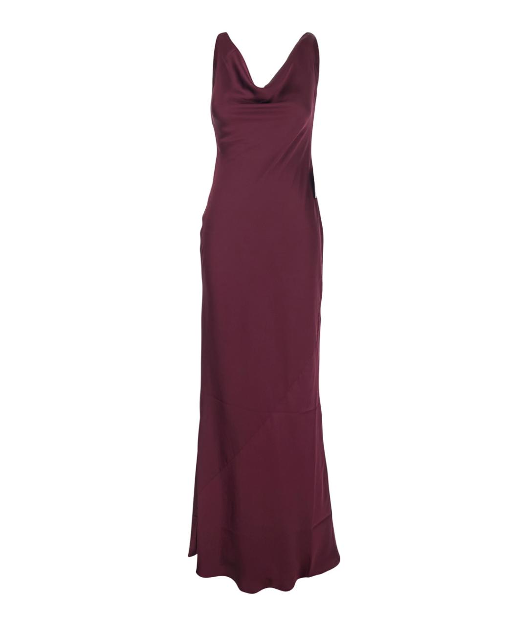 NORMA KAMALI Бордовое полиэстеровое вечернее платье, фото 1