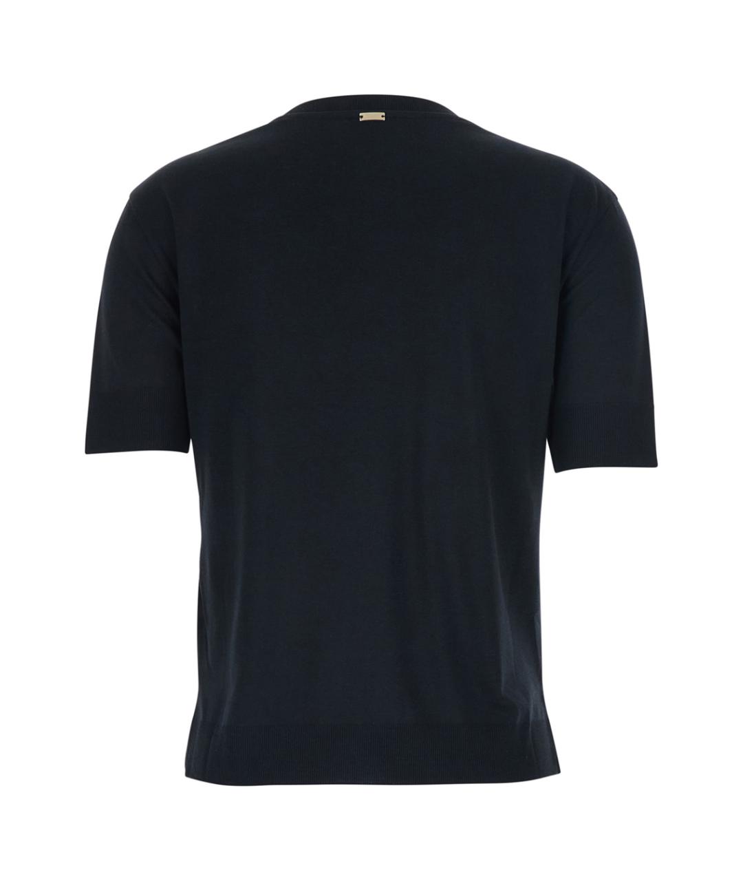 HERNO Черная футболка, фото 2