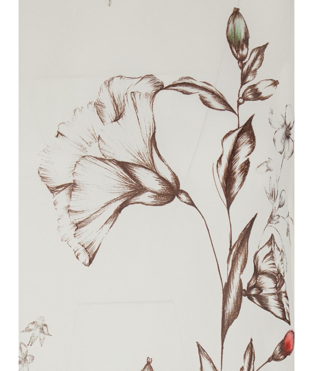 SEMICOUTURE Белое вискозное повседневное платье, фото 3