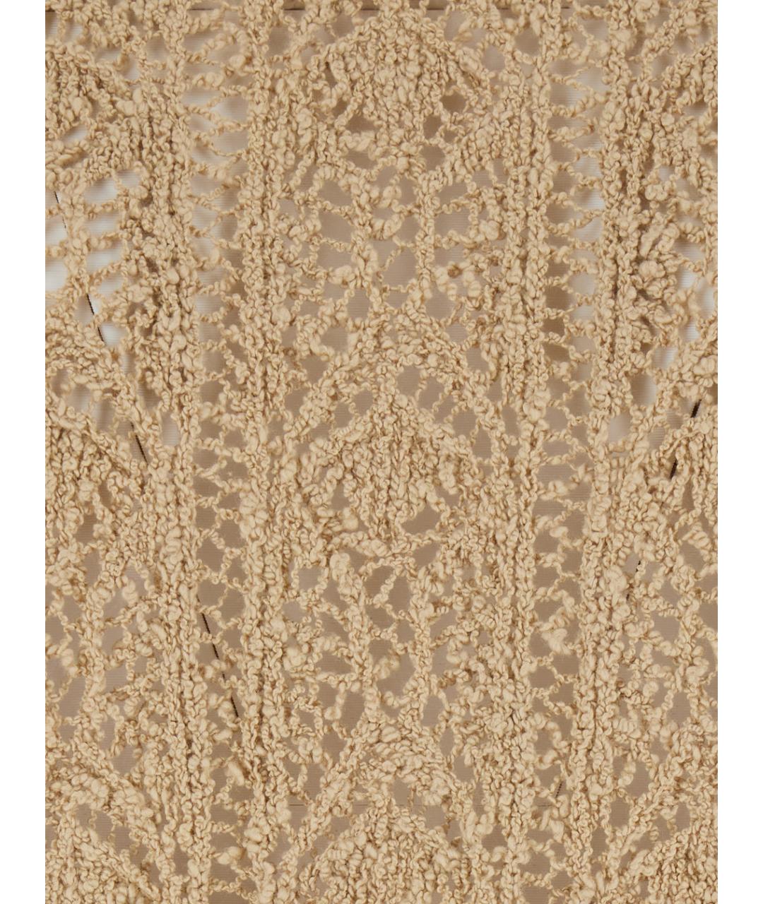 SEMICOUTURE Бежевый хлопковый джемпер / свитер, фото 3