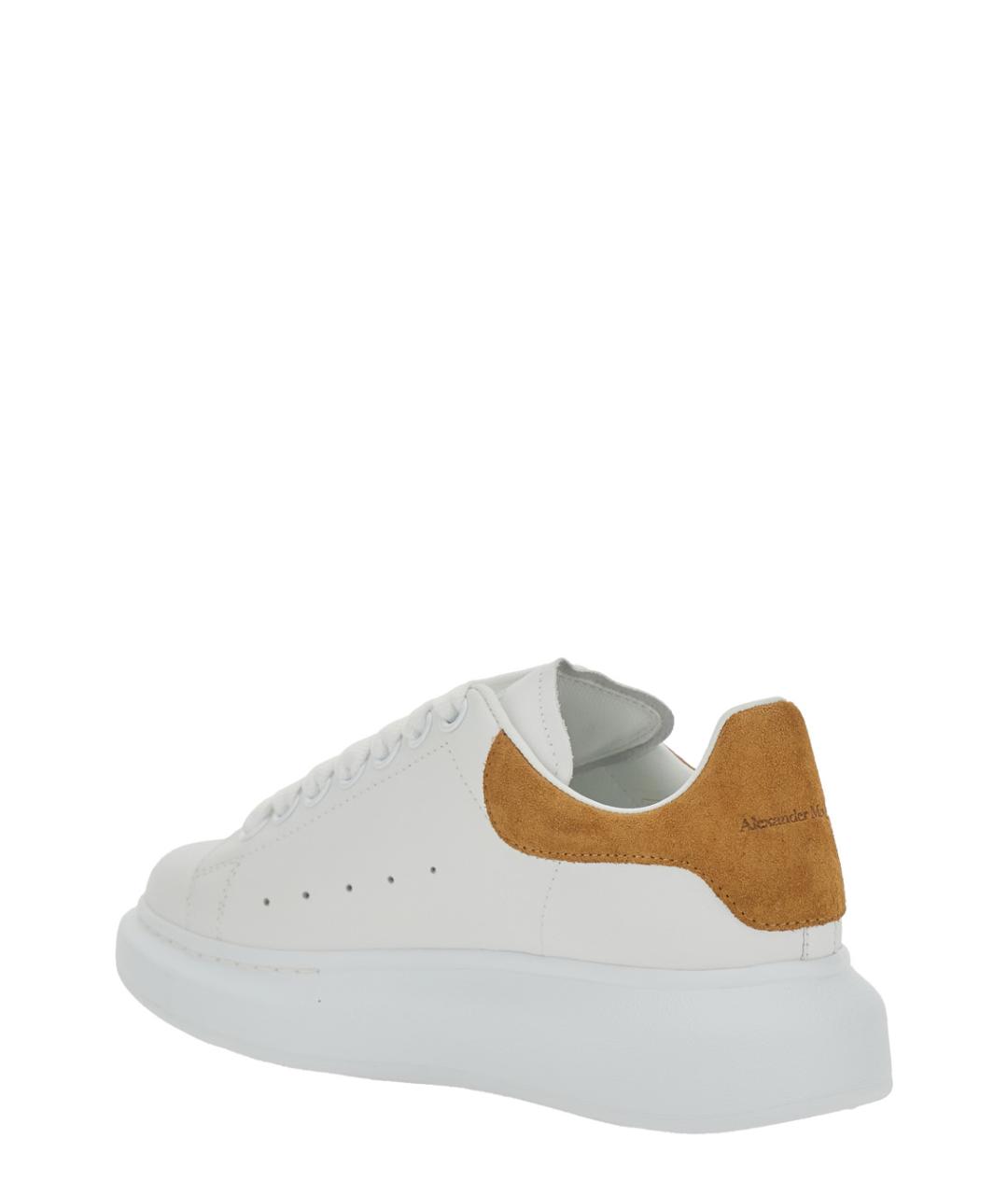 ALEXANDER MCQUEEN Белые кожаные кроссовки, фото 3
