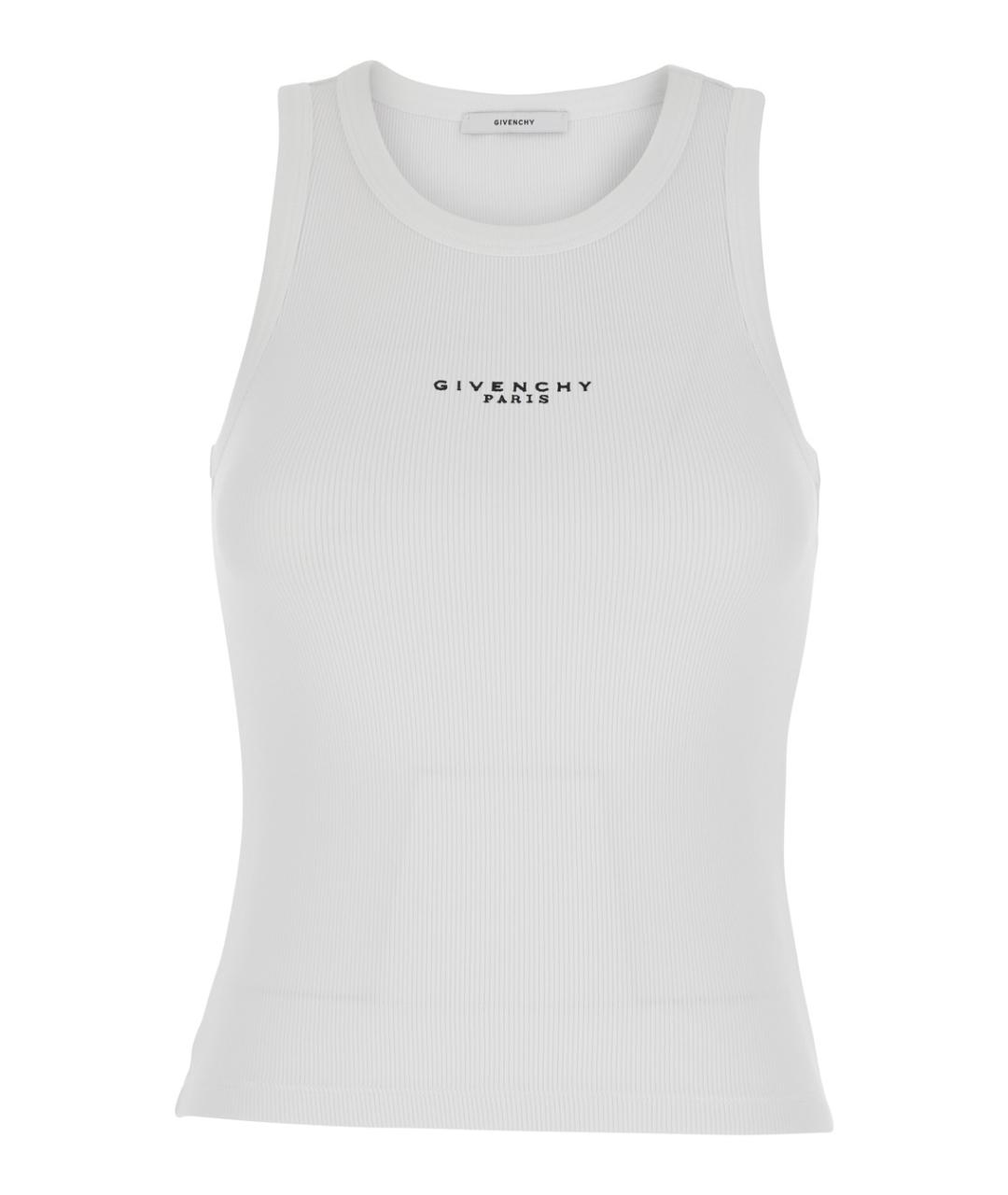 GIVENCHY Белая хлопковая майка, фото 1