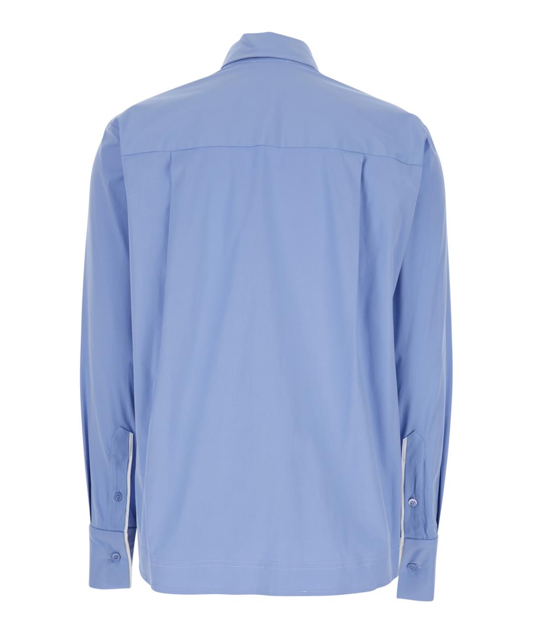 SEMICOUTURE Синяя хлопковая рубашка, фото 2