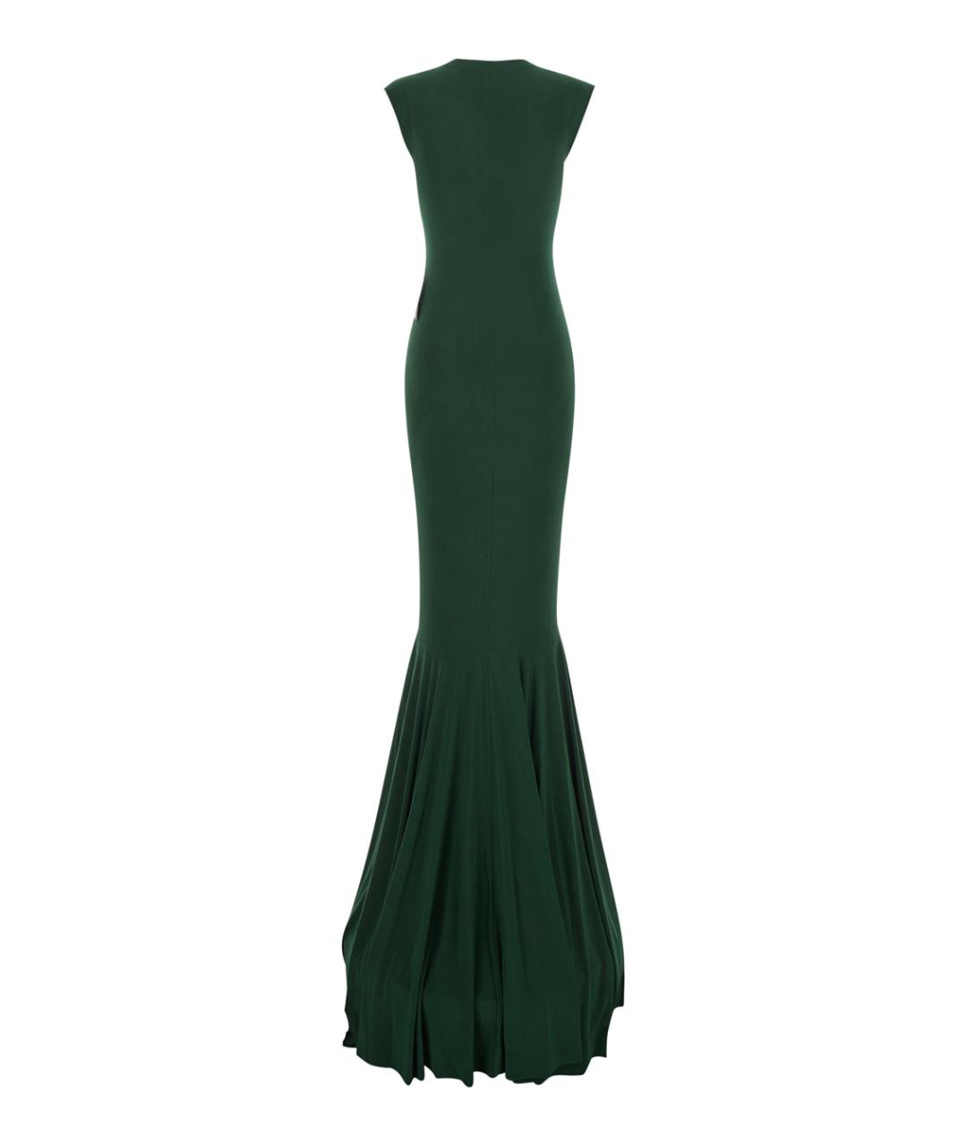 NORMA KAMALI Зеленые полиамидовое вечернее платье, фото 2