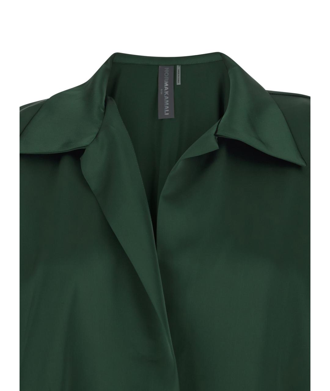 NORMA KAMALI Зеленая полиэстеровая блузы, фото 3