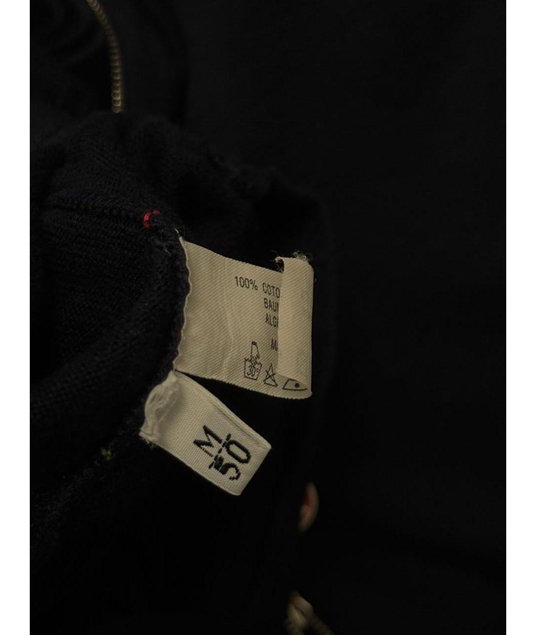 KITON Темно-синий хлопковый спортивный костюм, фото 5