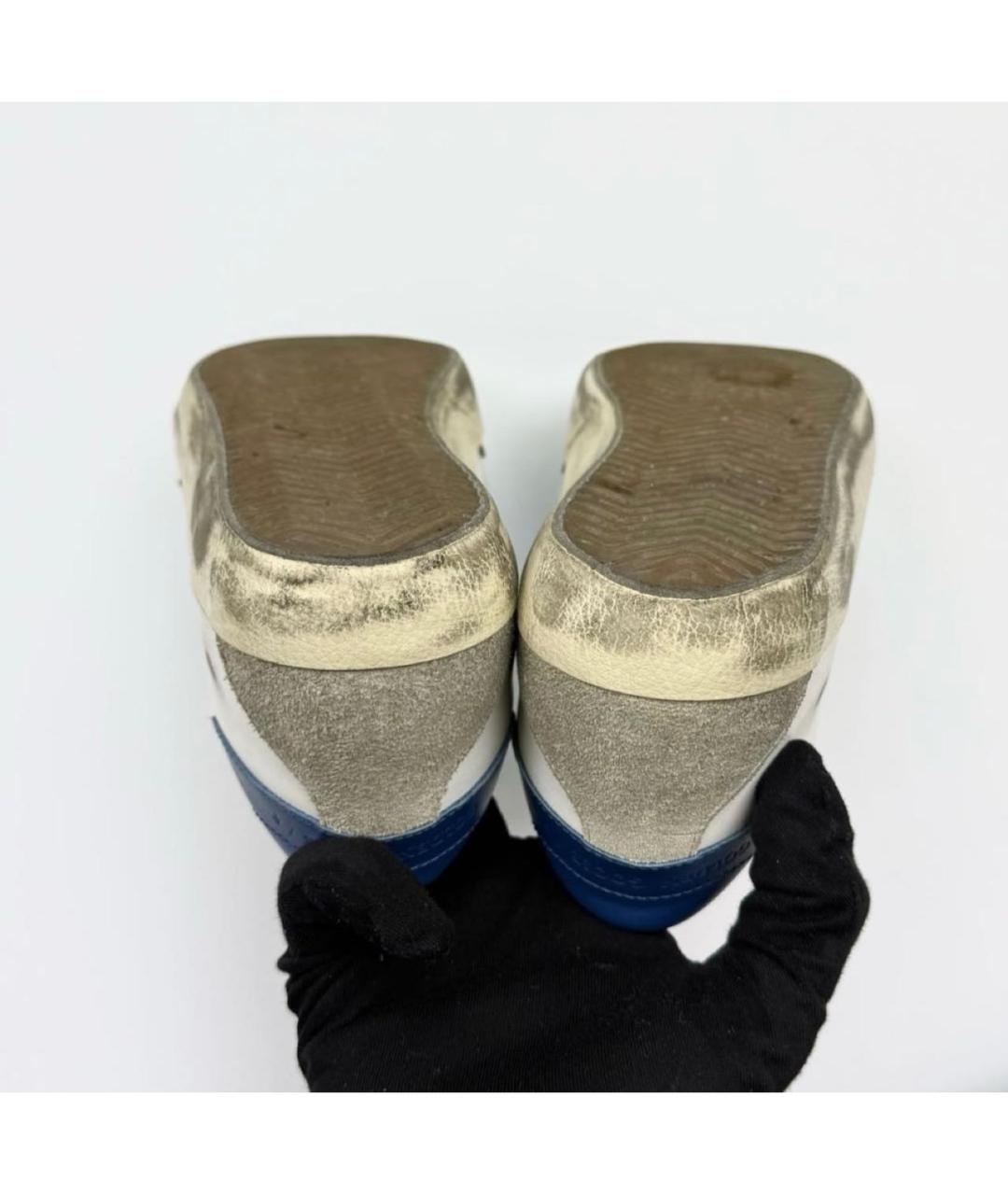 GOLDEN GOOSE DELUXE BRAND Белые кожаные кеды, фото 4