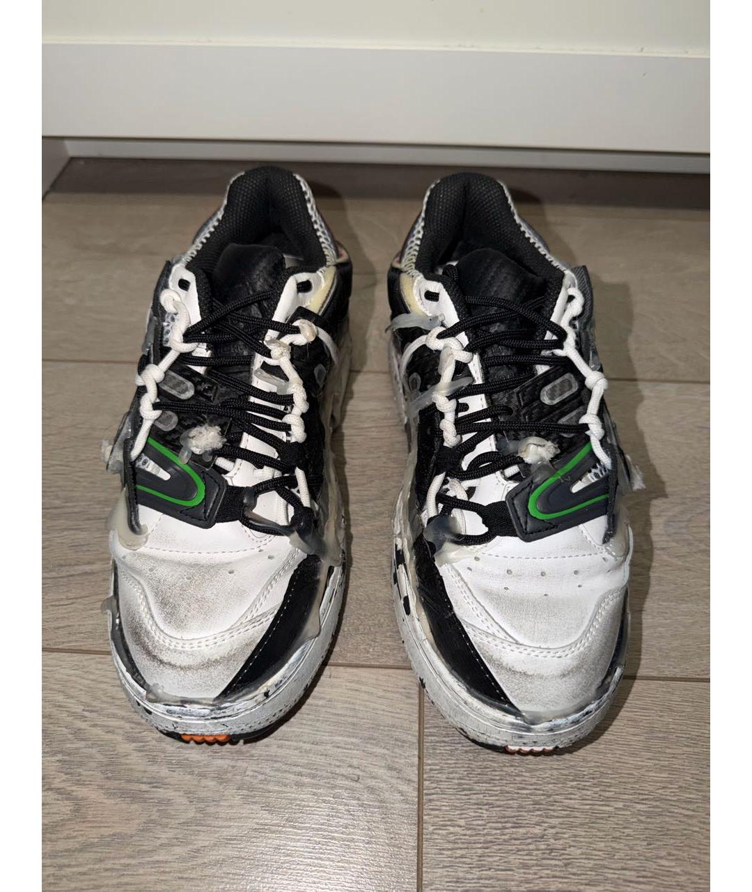 MAISON MARGIELA Белые кожаные кроссовки, фото 2