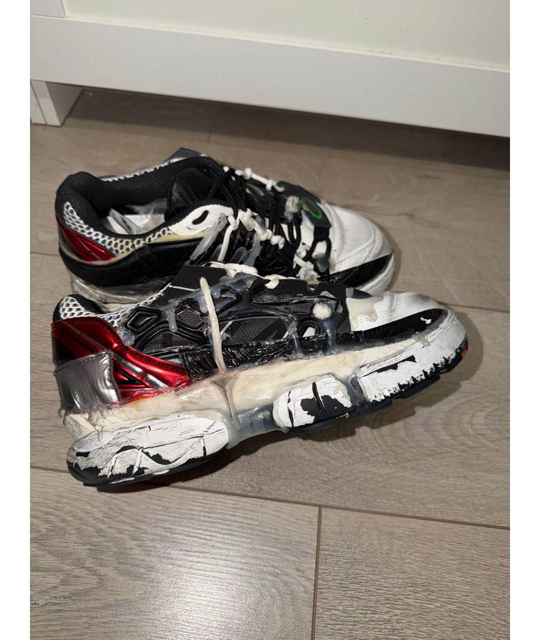 MAISON MARGIELA Белые кожаные кроссовки, фото 3