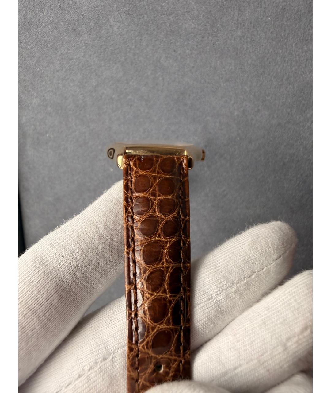 PATEK PHILIPPE Белые часы из желтого золота, фото 7