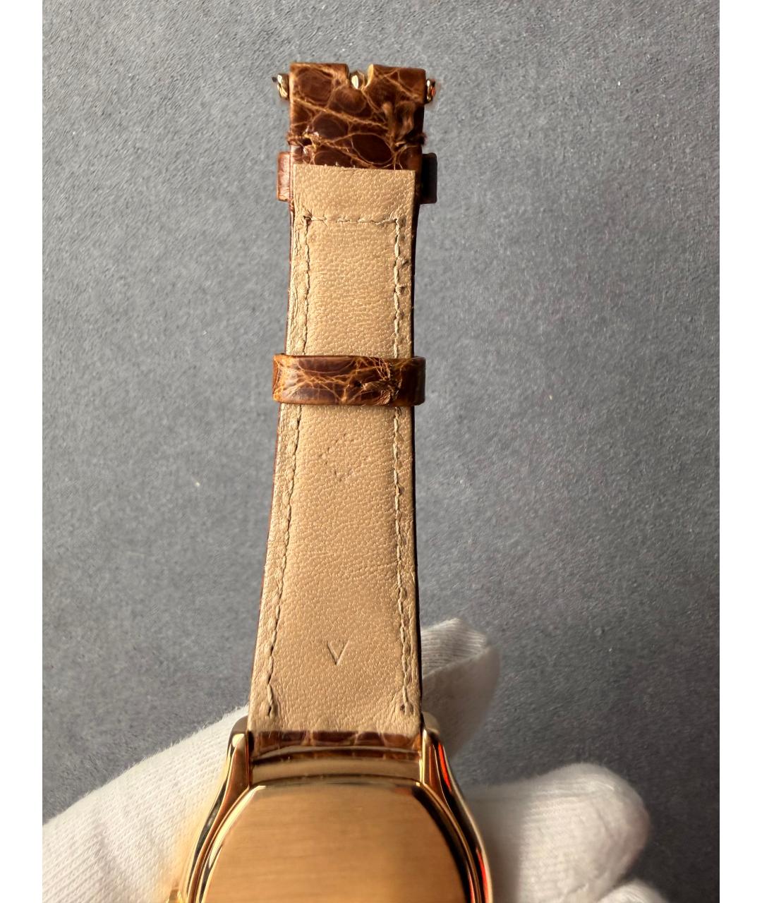 PATEK PHILIPPE Белые часы из желтого золота, фото 9