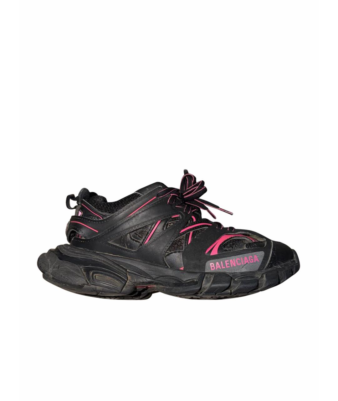 BALENCIAGA Черные текстильные кроссовки, фото 1