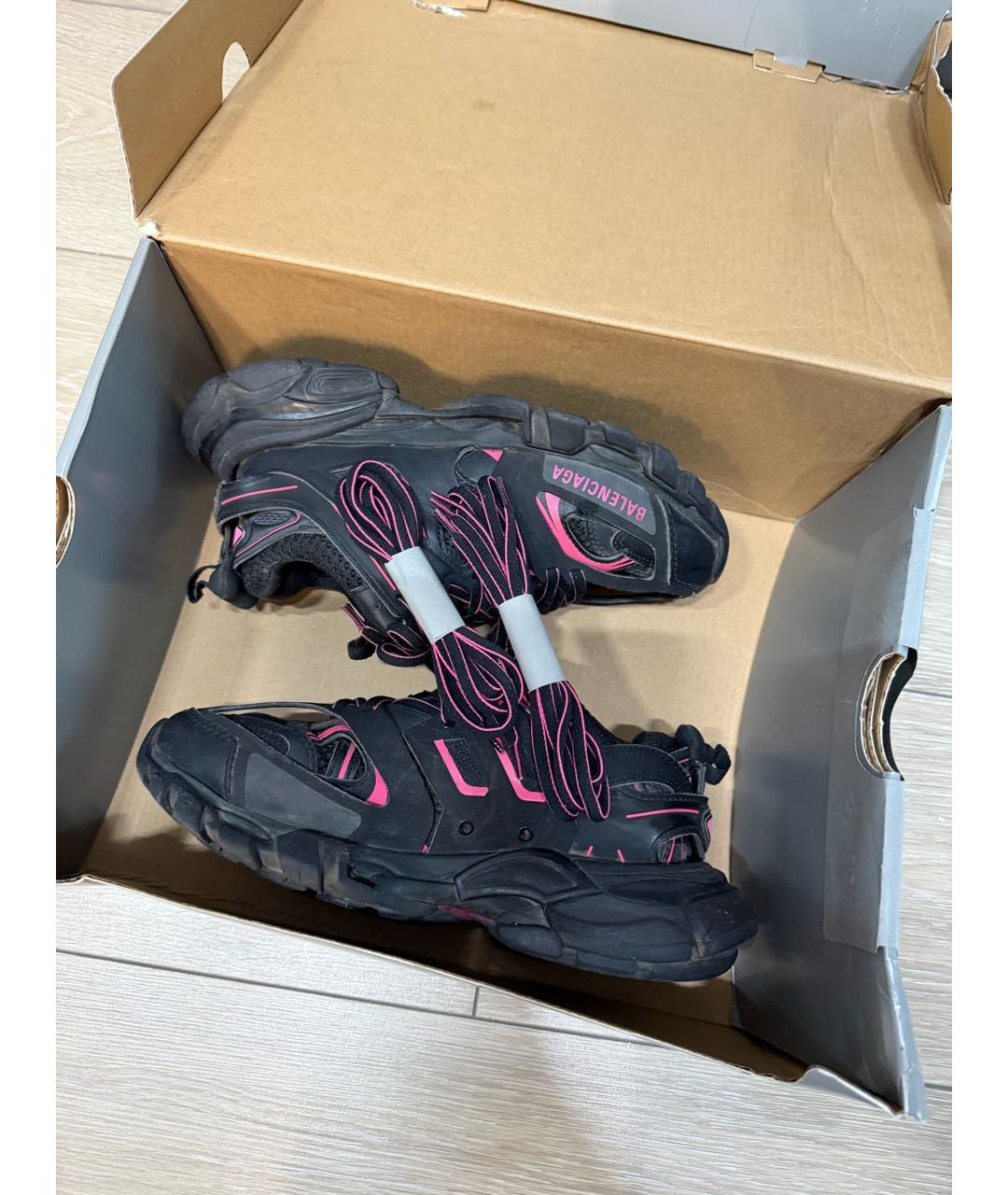 BALENCIAGA Черные текстильные кроссовки, фото 5