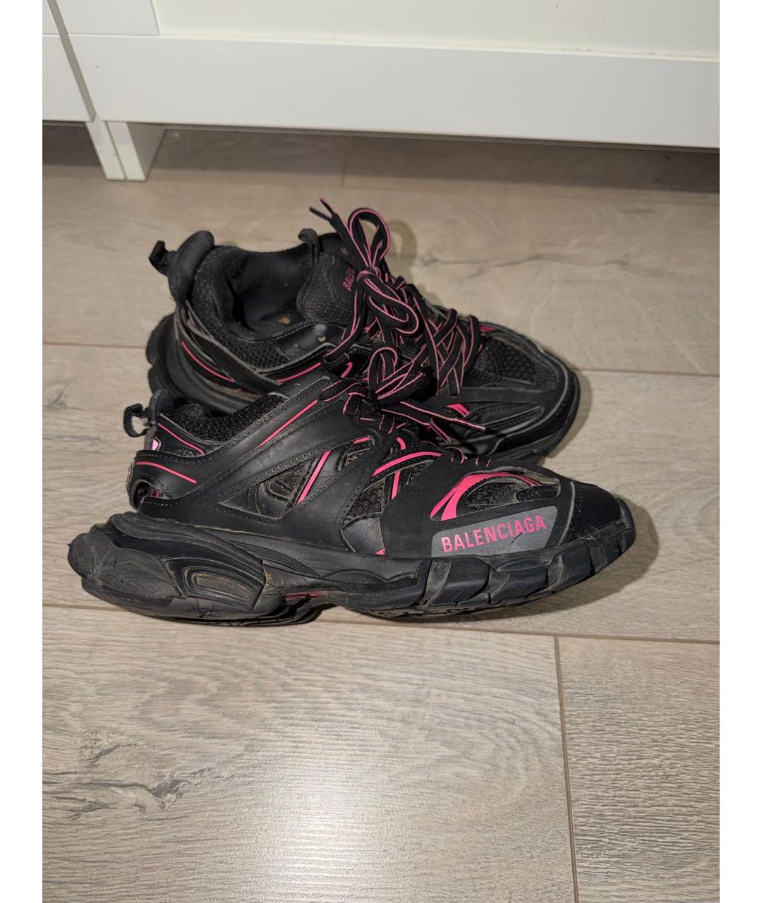 BALENCIAGA Черные текстильные кроссовки, фото 3