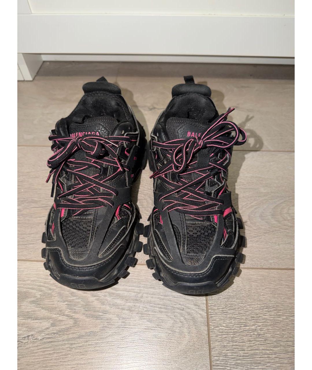 BALENCIAGA Черные текстильные кроссовки, фото 2