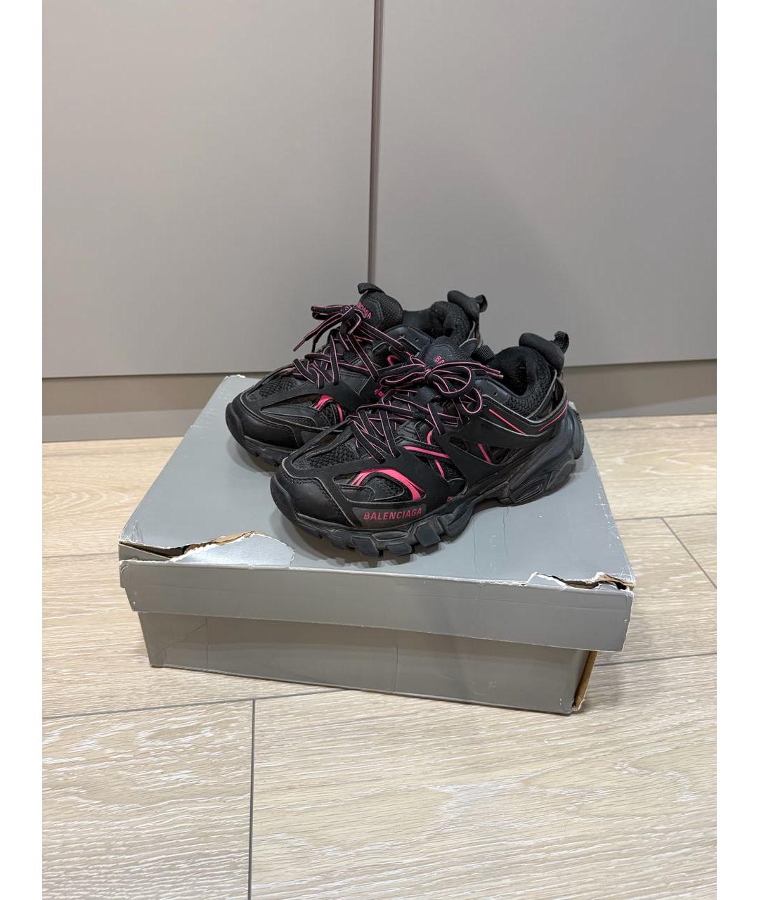 BALENCIAGA Черные текстильные кроссовки, фото 6