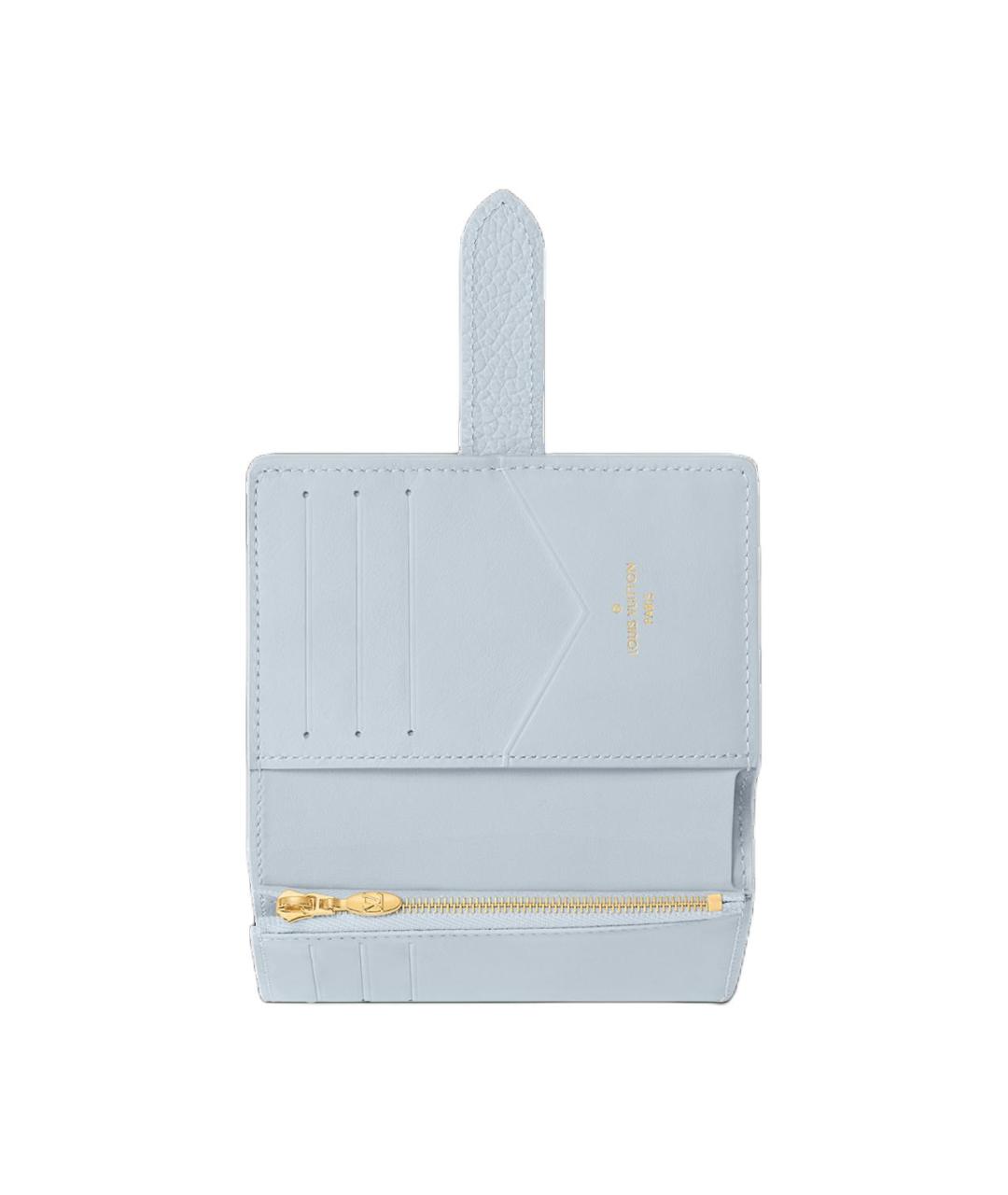 LOUIS VUITTON Голубой кошелек, фото 4