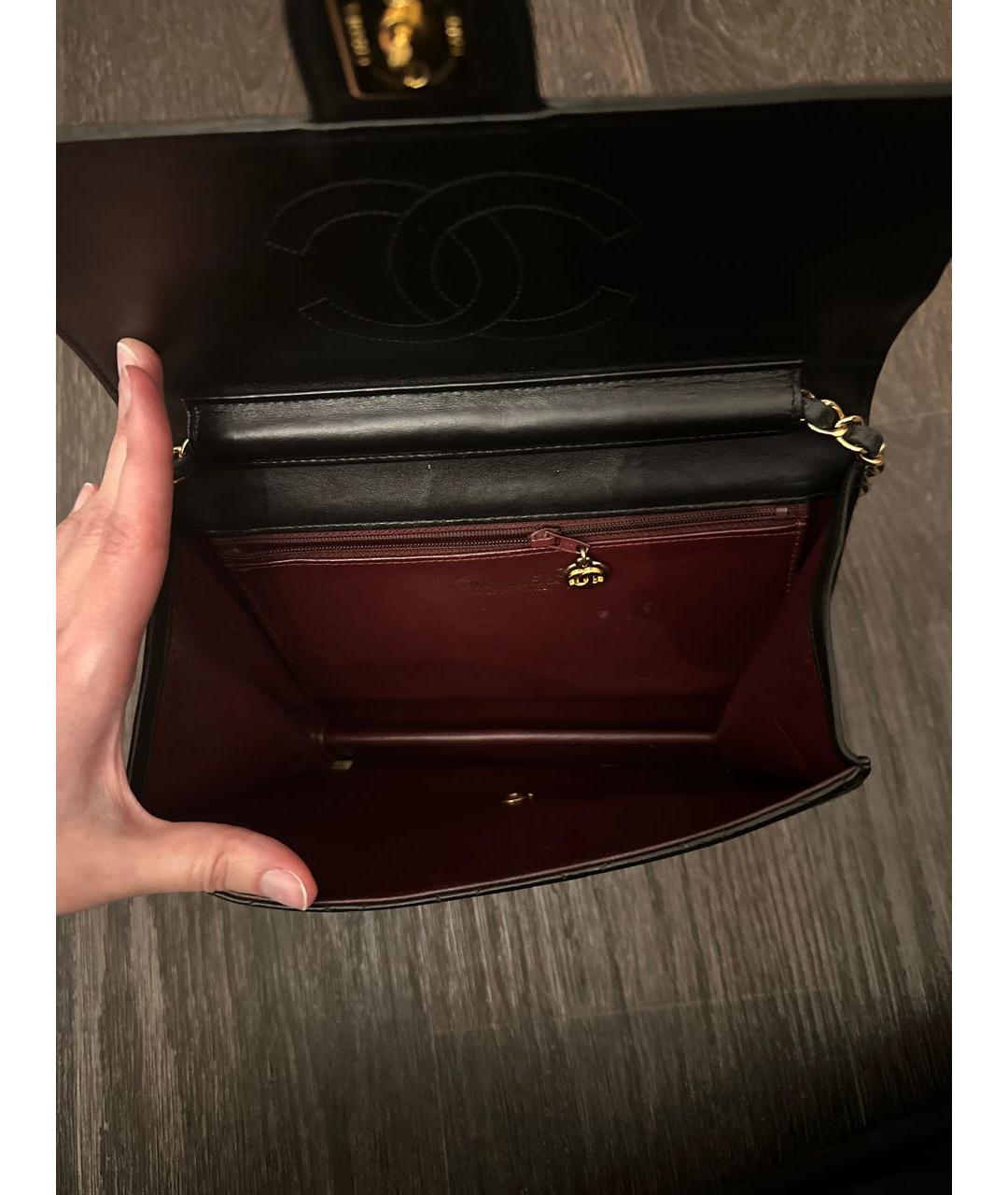 CHANEL Черная сумка через плечо, фото 6