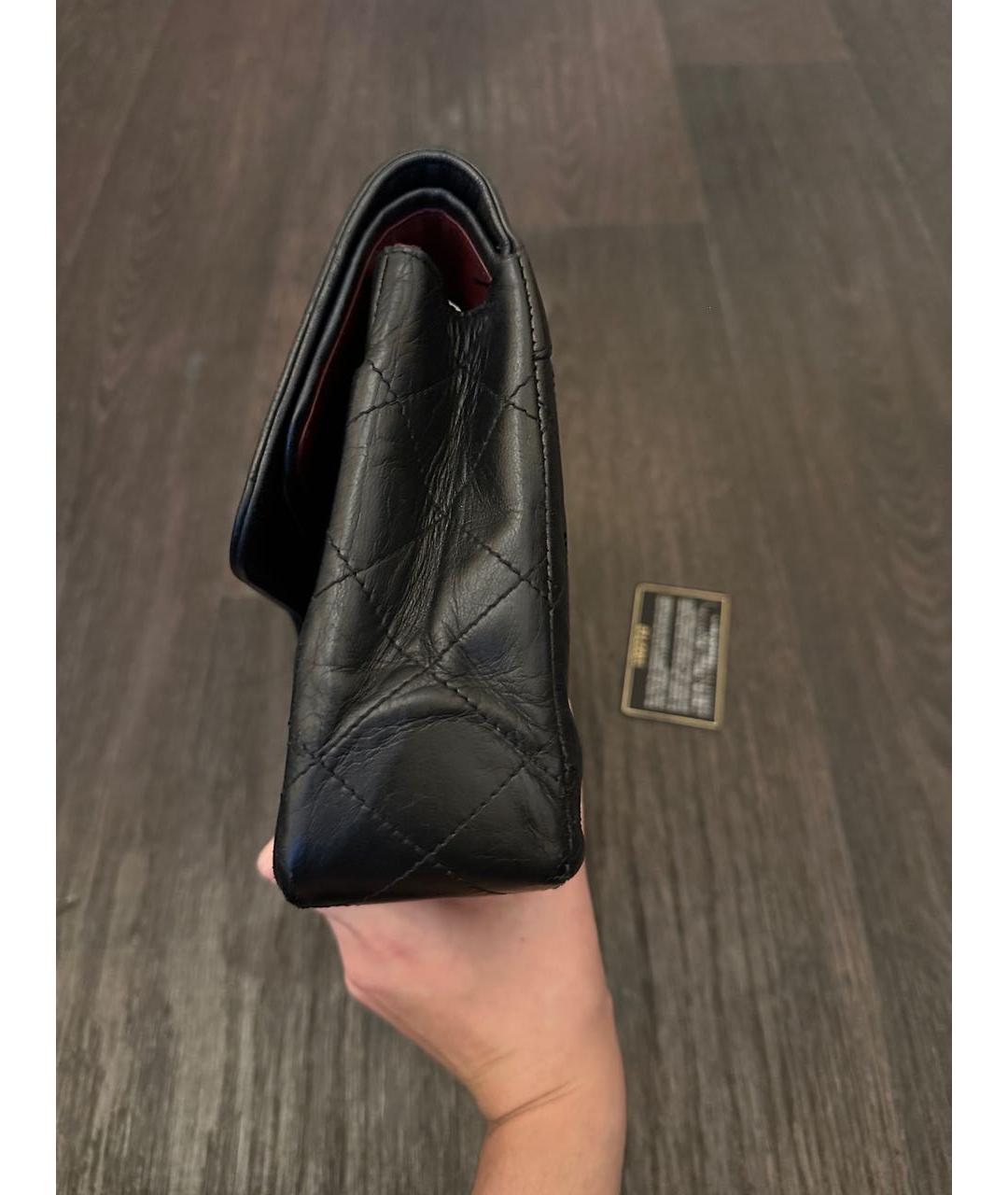 CHANEL Черная кожаная сумка через плечо, фото 4