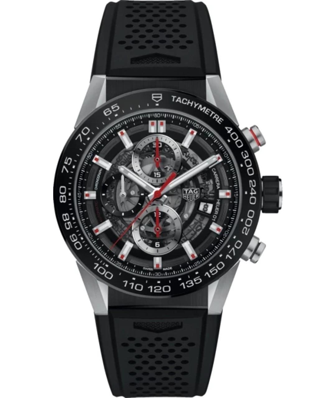 TAG HEUER Черные часы, фото 1