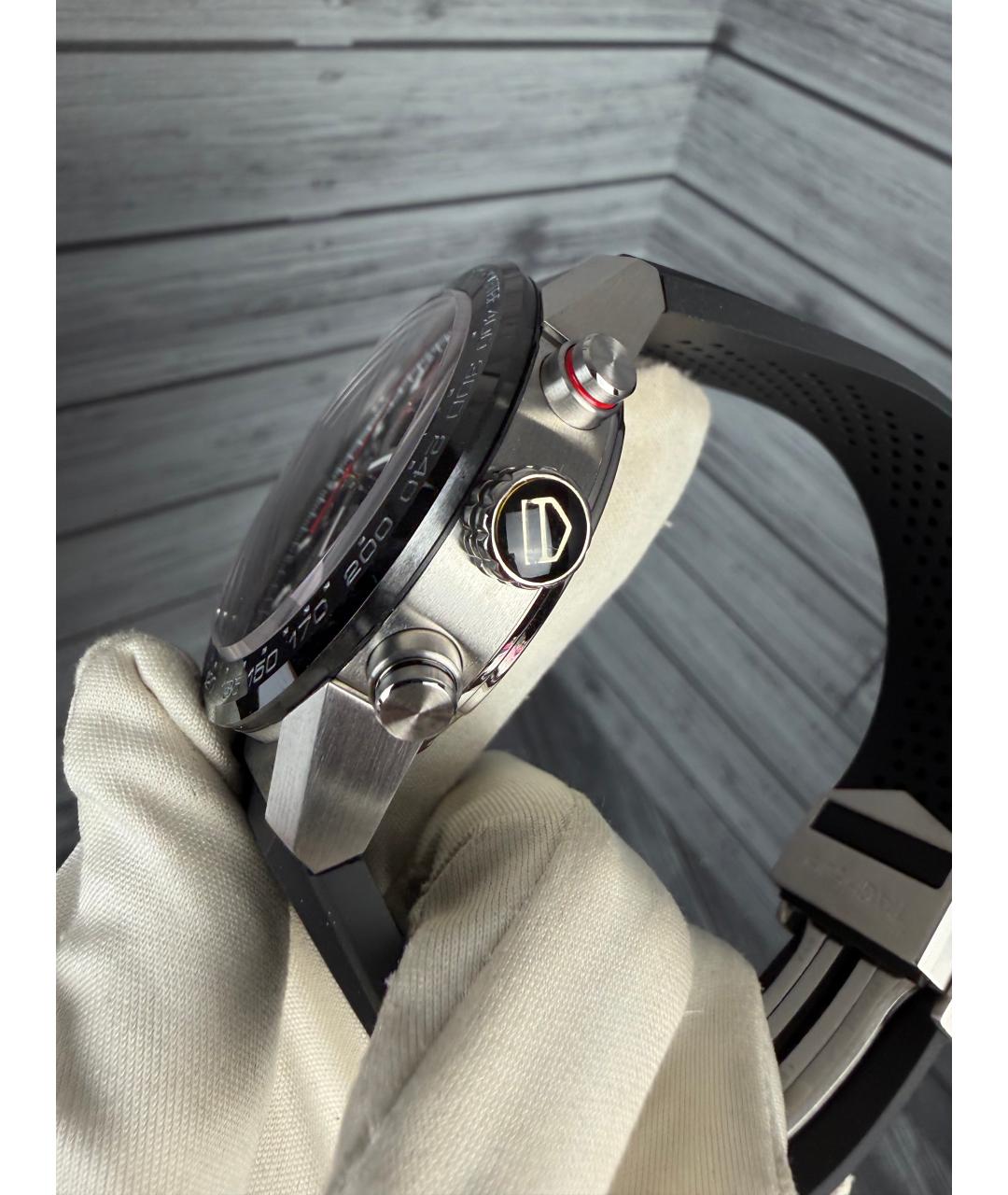 TAG HEUER Черные часы, фото 4