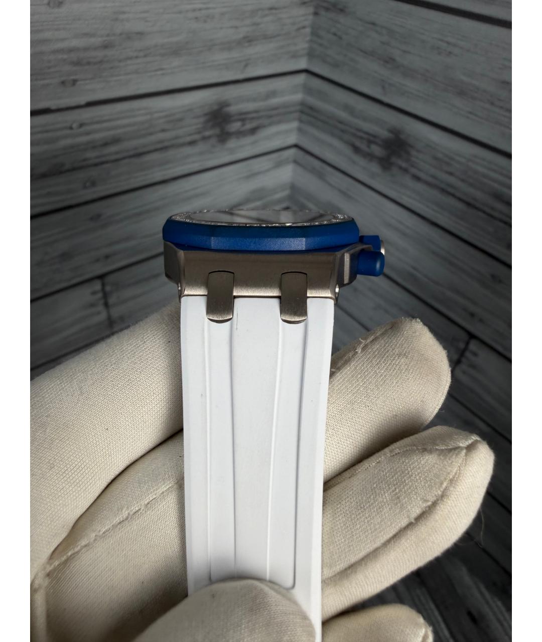 Audemars Piguet Голубые часы из белого золота, фото 6