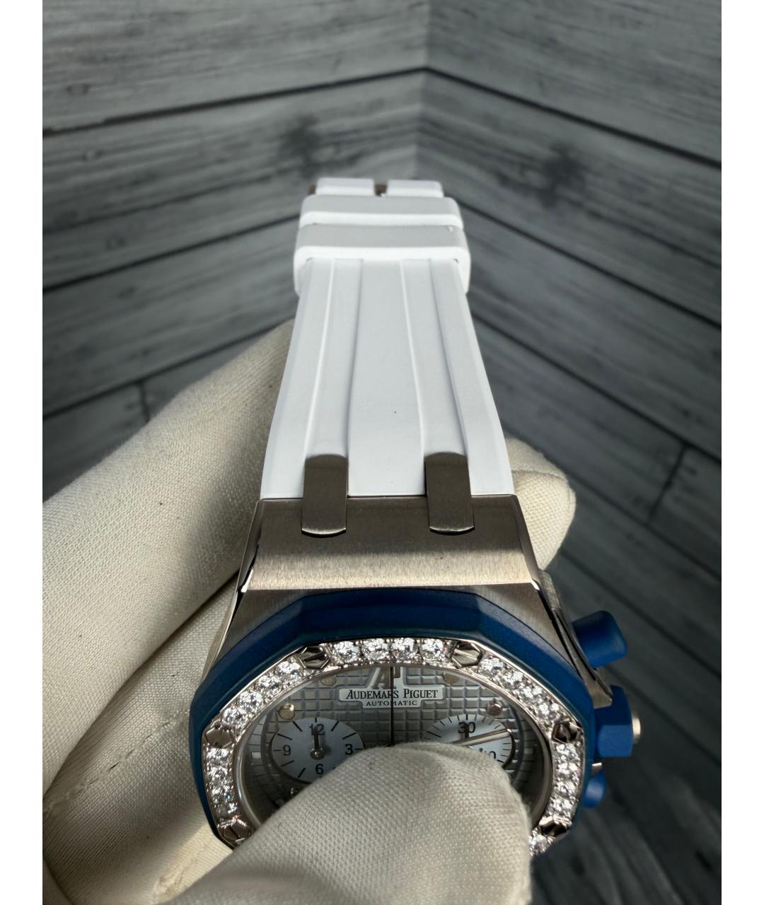 Audemars Piguet Голубые часы из белого золота, фото 7