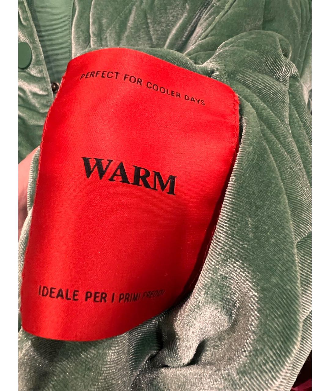 MAX&CO Зеленая полиэстеровая куртка, фото 8