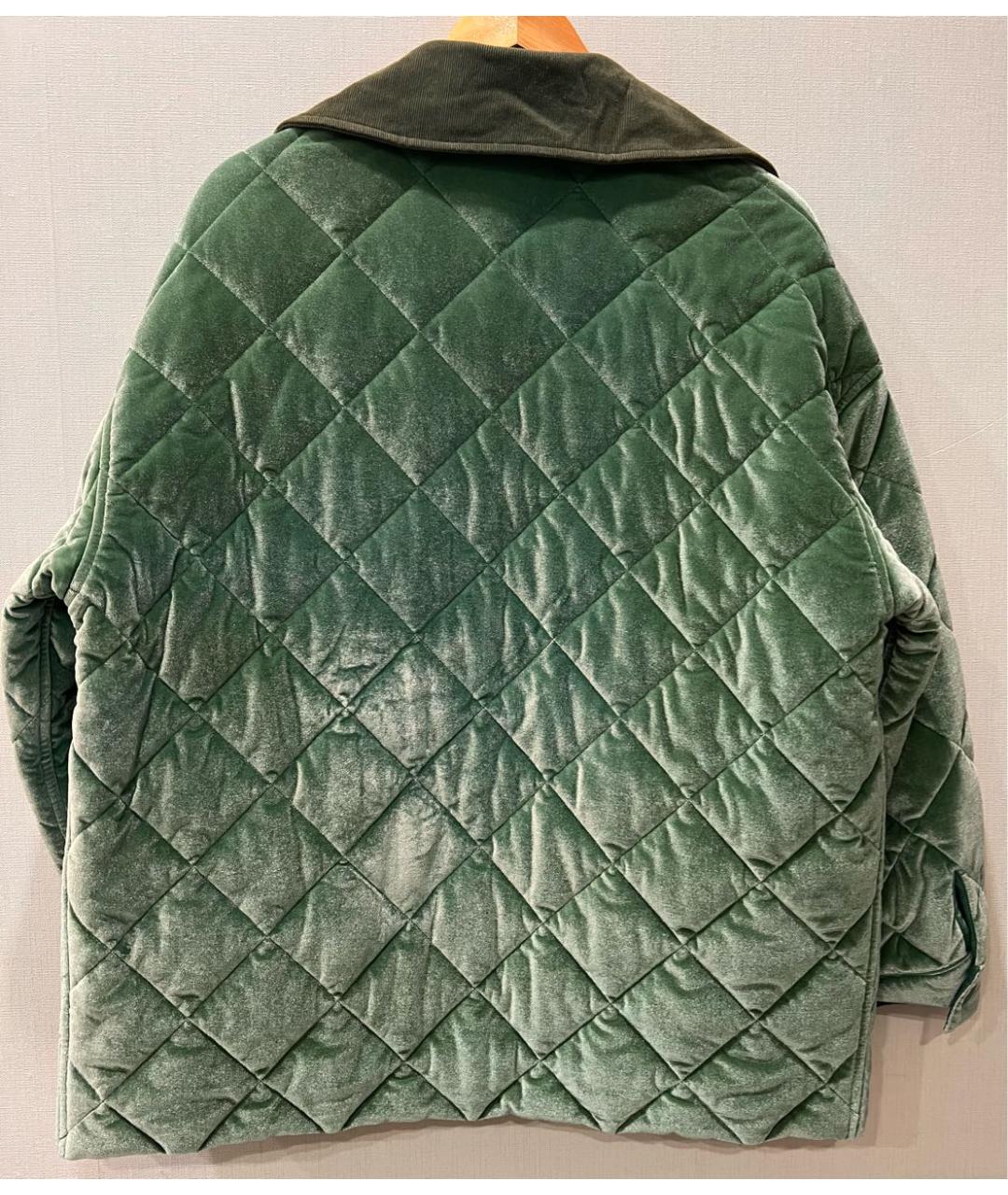 MAX&CO Зеленая полиэстеровая куртка, фото 5