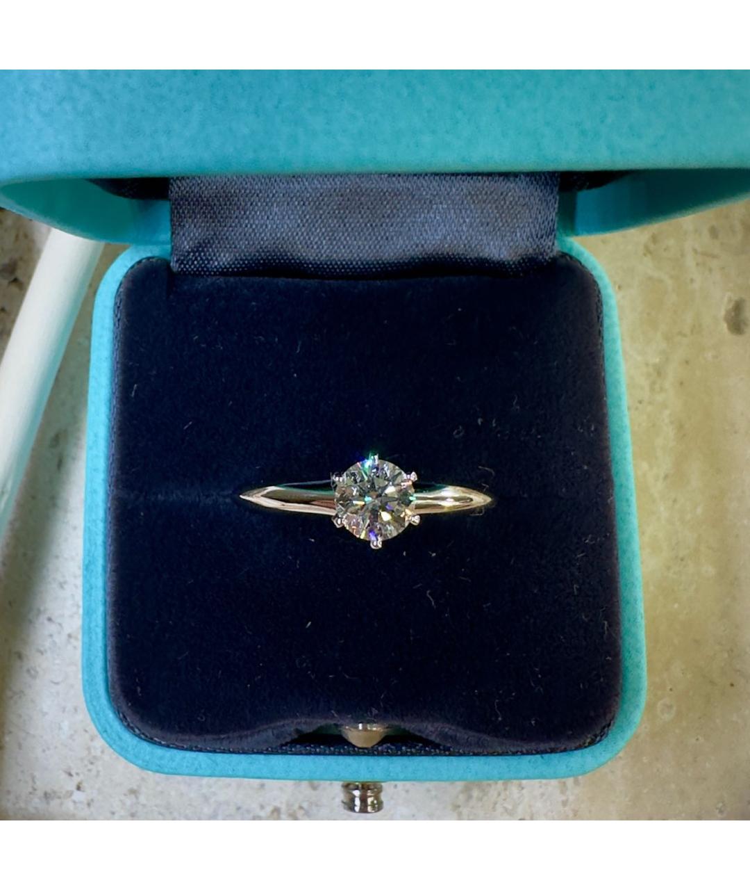 TIFFANY&CO Серебряное платиновое кольцо, фото 3