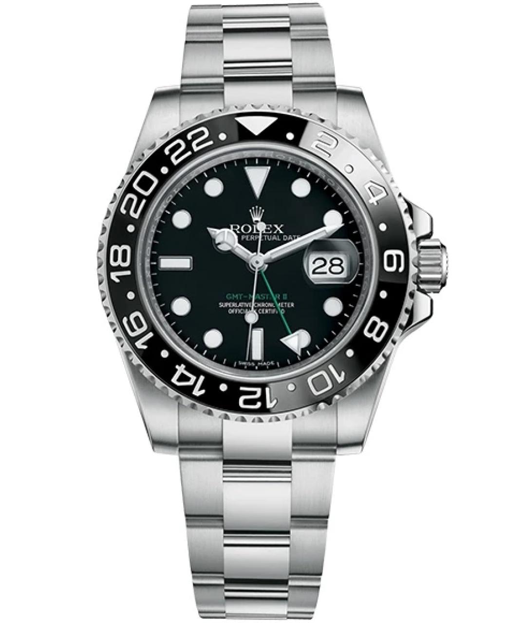 ROLEX Черные часы, фото 1