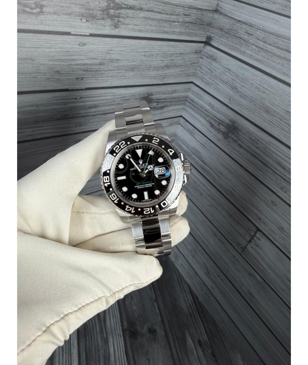 ROLEX Черные часы, фото 2