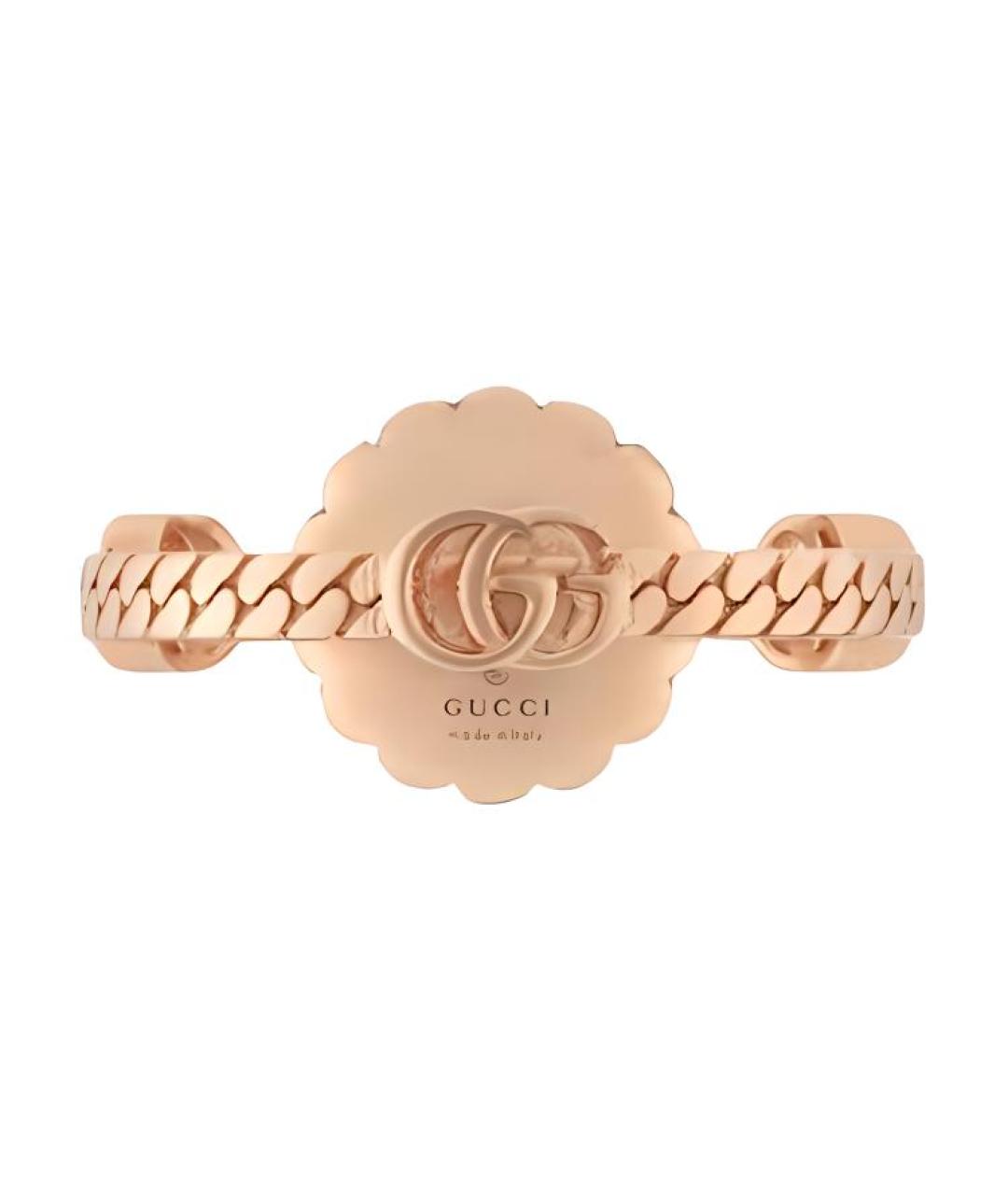 GUCCI Золотое металлическое кольцо, фото 4