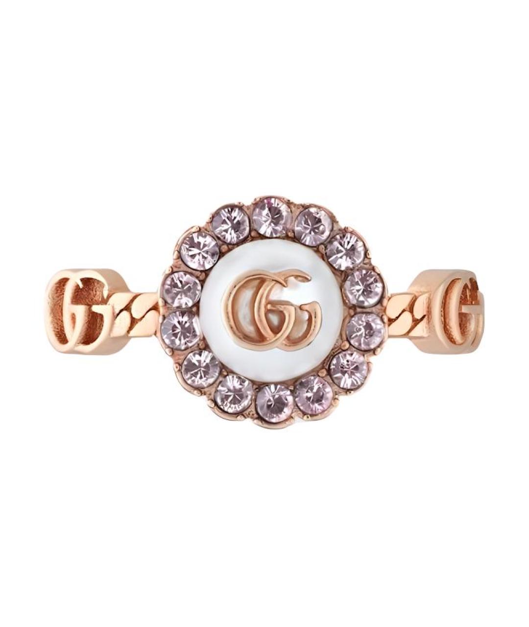 GUCCI Золотое металлическое кольцо, фото 2