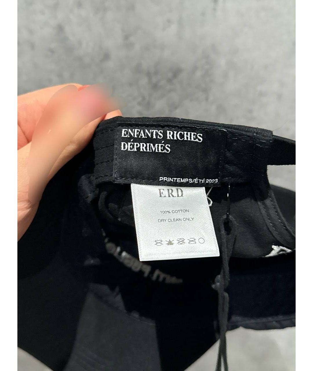 Enfants Riches Déprimés Черная хлопковая кепка/бейсболка, фото 4