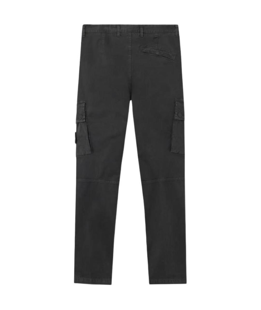 STONE ISLAND Серые брюки чинос, фото 2